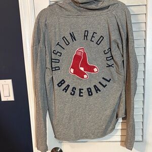 VS PINK Gray Boston Red Sox Hoodie